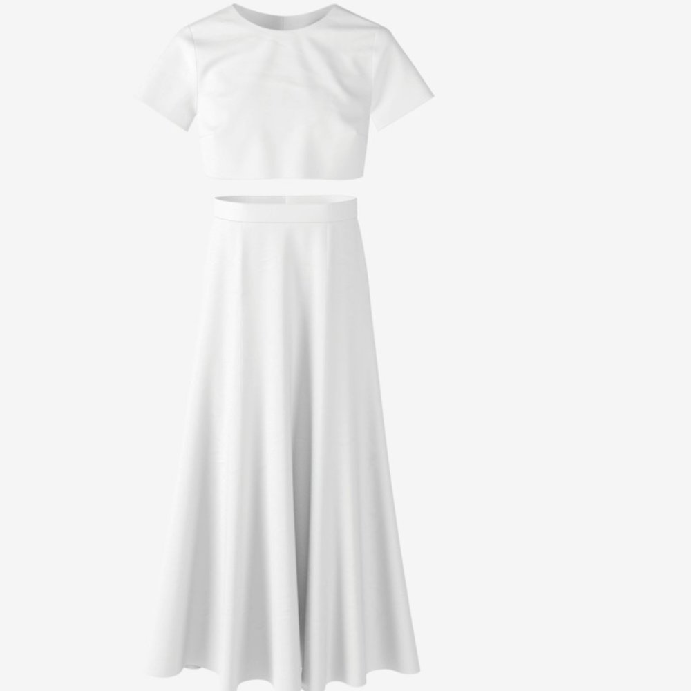 Fame and Partners Two Piece | White | Size 6 | Never worn